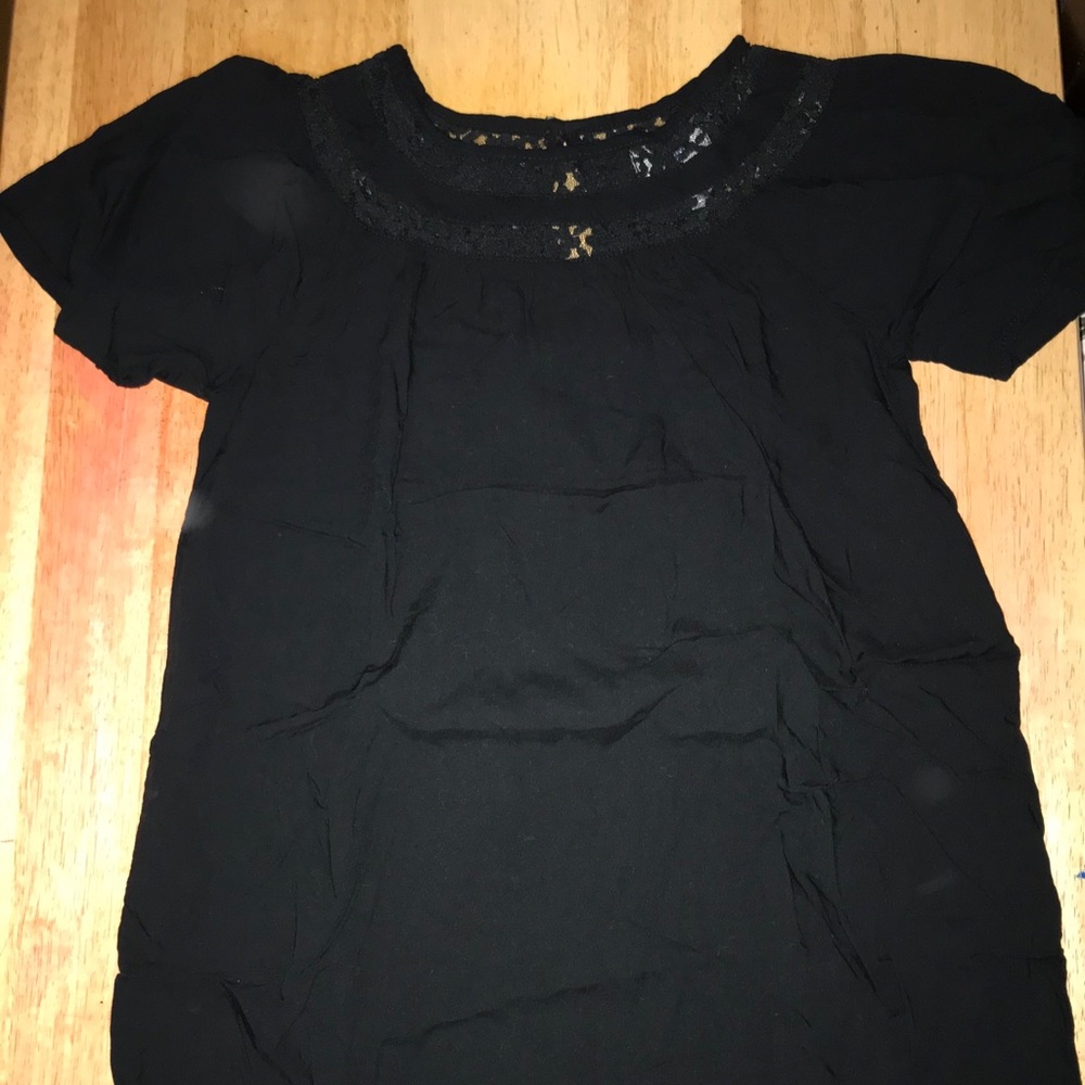 Girls Black Spring Dress Size 8